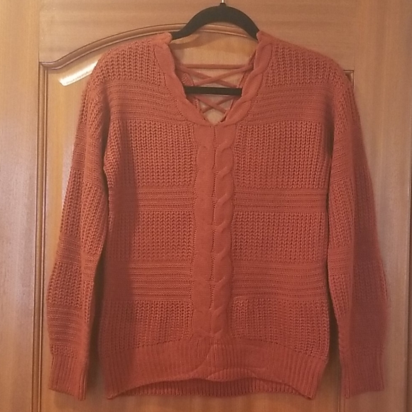NOBO Sweaters - No Boundaries knitted top-sweater brown-orange